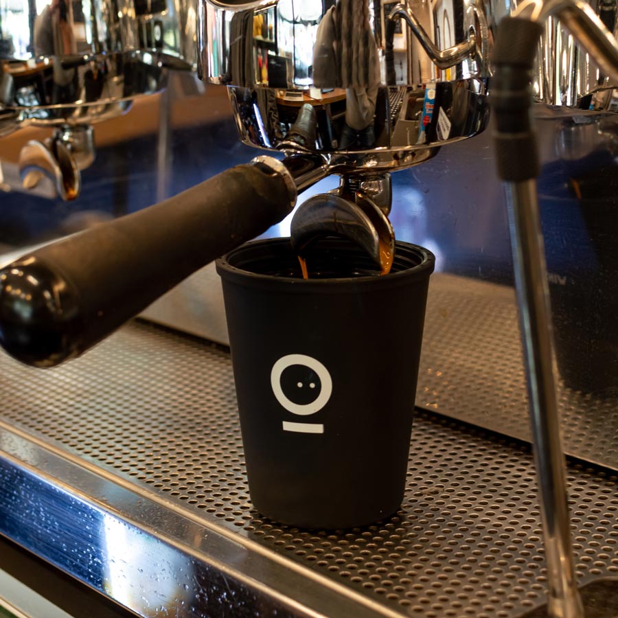Winstons Coffee Black Reusable Cup (300ml)
